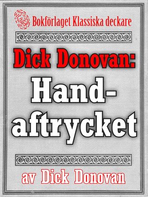 cover image of Dick Donovan: Handaftrycket